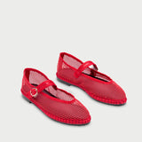 Isabella Mary Jane Shoes - Red