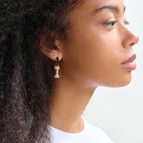 Jabbit Charms Earrings - Dark Green