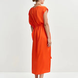 Jaliyah Dress - Fire Glow