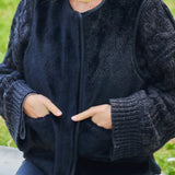 Jane Faux Fur Gilet - Black