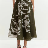 Jango Maxi Skirt - Olive Martini