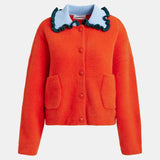 Jardener Knitted Cardigan - Nectarine