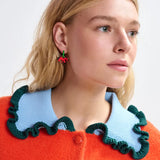 Jardener Knitted Cardigan - Nectarine