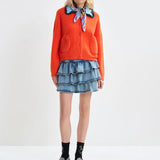 Jardener Knitted Cardigan - Nectarine