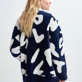 Jarden Letters Knit Cardigan - Night