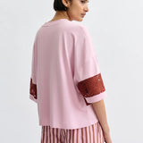 Jemix Lace T-Shirt - Violet
