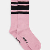 Jinnie Striped Lurex Socks - Pinky Sugar