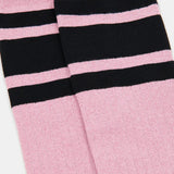 Jinnie Striped Lurex Socks - Pinky Sugar