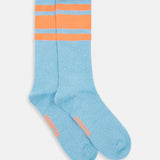 Jinnie Striped Lurex Socks - Bright Sky
