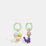 Jony Charms Earrings - Mint