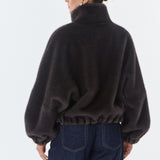Josie Faux Fur Jacket - Anthracite