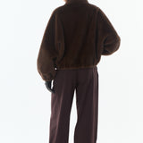 Josie Faux Fur Jacket - Brown