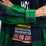 Joy Lace Back Shirt - Night/Green