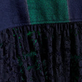 Joy Lace Back Shirt - Night/Green