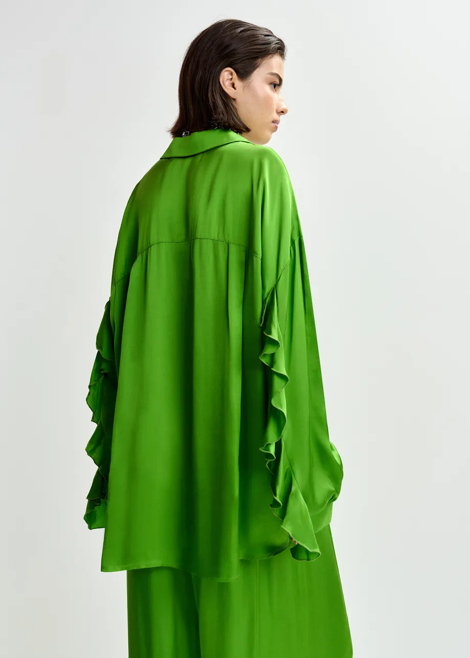 Judith Shirt - Spirulina Green