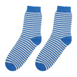 Stripe Socks - Sky/Cream