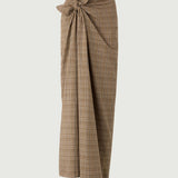 Goa Skirt - Brown/Ecru Check