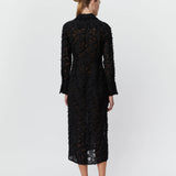 Joe Delicate Texture Dress - Black