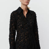 Joe Delicate Texture Dress - Black