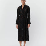 Joe Delicate Texture Dress - Black
