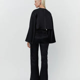 Jonas High Shine Trousers - Black