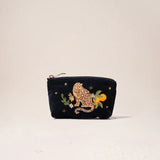 Tropical Jaguar Coin Purse - Charcoal