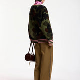 Kamoo Camouflage Cardigan - Dusty Green