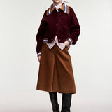 Kamore Knitted Jacket - Wine Not