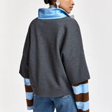 Kantelou Polo Sweatshirt - Steel Pulse