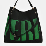 Karoll Knitted Shopper Bag - Charcoal Chic