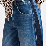 Kashba Patchwork Jeans - Midnight Wave