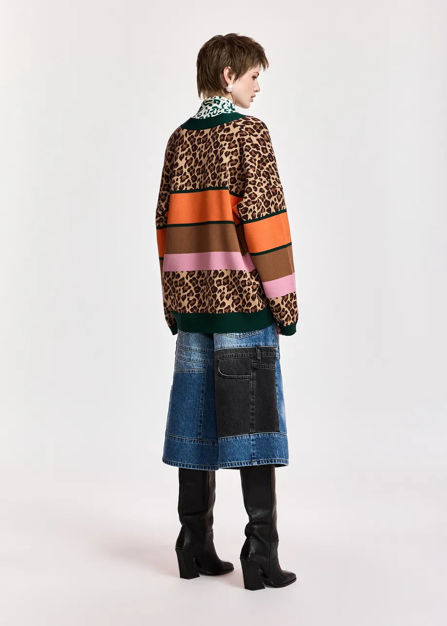 Kaudi Striped Cardigan - Desert Muse