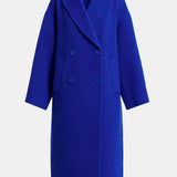 Kelp Double Face Coat - Indigo Ink