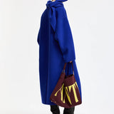 Kelp Double Face Coat - Indigo Ink