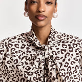 Khaleesi Pussy Bow Tie Shirt - Bear Me