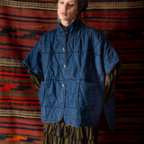 Kiki Cape Jacket - Dark Denim