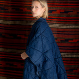 Kiki Cape Jacket - Dark Denim
