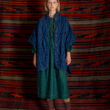 Kiki Cape Jacket - Dark Denim