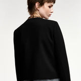 Kinetic Fringed Jacket - Black