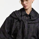 Kiss Shirt w Scarf - Dusty Grey