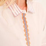 Jodie Kilim Shirt - White Multi