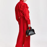 Kodi Frill Cardigan - Firestarter