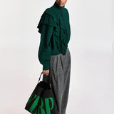 Kodi Frill Cardigan - Forest Whisper