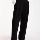 Konstructive Barrel Leg Trousers - Black
