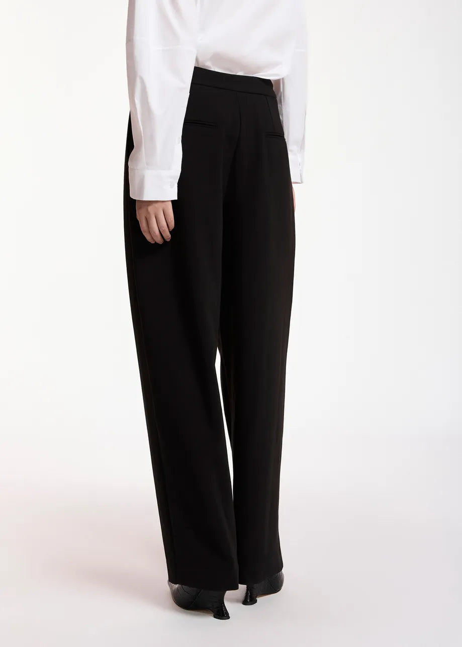 Konstructive Barrel Leg Trousers - Black