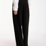 Konstructive Barrel Leg Trousers - Black