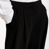 Konstructive Barrel Leg Trousers - Black