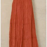 Kora Maxi Skirt - Rust