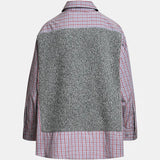 Kute Fabric Mix Shirt - Mushroom Mood