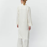 Kenza Fluid Viscose Rd Dress - Vanilla Ice